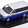 1:43 VW T6 Multivan 2017 Silver/Metallic Blue