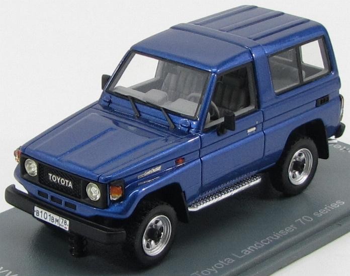 1:43 Toyota Land Cruiser LJ70 Metal Blue 1986