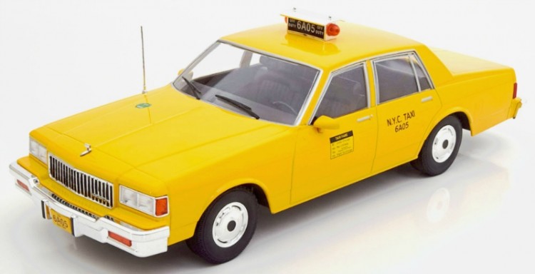 1:18 CHEVROLET Caprice Sedan "New York City Taxi" 1991 Yellow