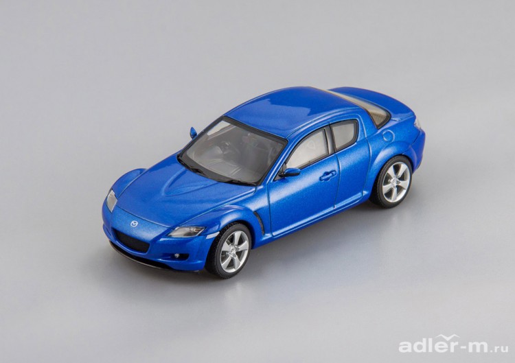 1:43 Mazda RX-8 (RHD) 2003 (winning blue)