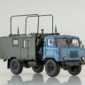 1:43 Командно-штабная машина КШМ Р-142Н (66), голубой / хаки