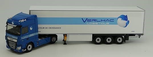 1:43 DAF XF530 MY 2017 Space Cab c полуприцепом "VERLHAC LOGISTIQUE"