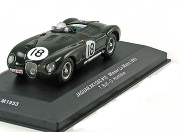 1:43 JAGUAR XK120C #18 T.Bolt/D.Hamilton Winner Le Mans 1953