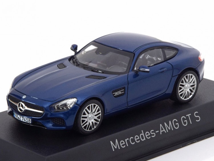 1:43 MERCEDES-AMG GT S (С190) 2015 Blue Metallic