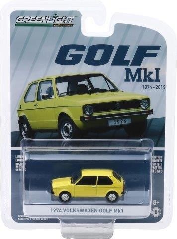 1:64 VW Golf Mk1 45th Anniversary 1974 Yellow