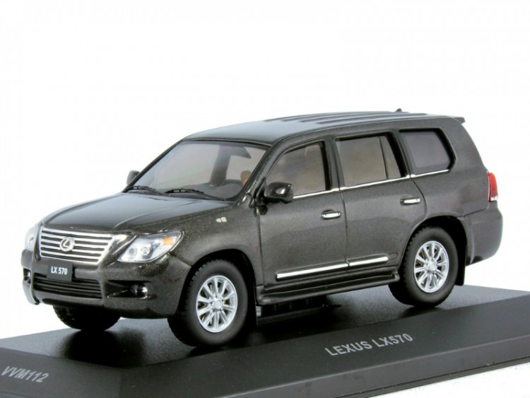 1:43 Lexus LX570 2010 (тираж 393 шт.) Metallic Gun Grey