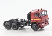 1:43 KAMскиий грузовик-65225 седельный тягач (рестайлинг), вишневый