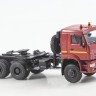 1:43 KAMскиий грузовик-65225 седельный тягач (рестайлинг), вишневый