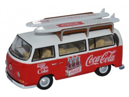1:76 Volkswagen T2 Bay Window "Coca Cola" 1970 Red/White