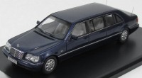 1:43 MERCEDES-BENZ S600L Pullman (W140) Stretch Limousine 1998 Metallic Blue