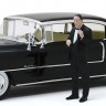 1:18 CADILLAC Fleetwood Series 60 Special с фигуркой Дон Вито Корлеоне 1955 Black (из к/ф 