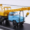 1:43 Автокран КС-1562Б (53), голубой / желтый