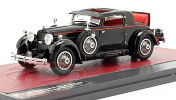1:43 STUTZ M SuperCharged Lancefield Coupe (открытый) 1930 Black