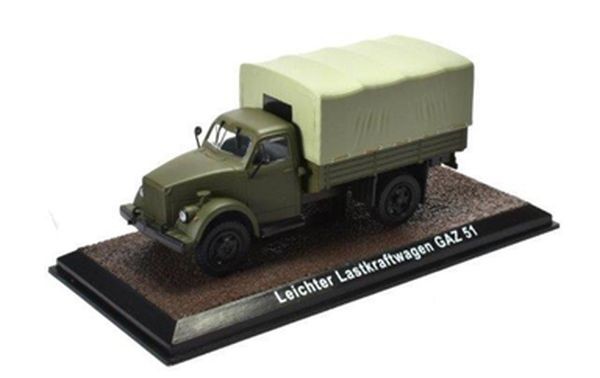1:43 Горький-51 Leichter Lastkraftwagen (бортовой грузовик с тентом) 1960
