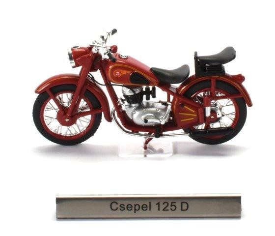1:24 мотоцикл CSEPEL 125D Венгрия 1954