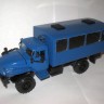1:43 Уральский грузовик 43206 вахтовый автобус с низкой крышей (синий)
