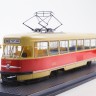 1:43 Трамвай Tatra-T2, желтый / красный