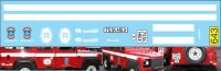 1:43 набор декалей LAND ROVER Defender МЧС Новосибирск Rosenbauer (версия 1) 