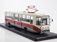 1:43 Трамвай КТМ-8 (красно-белый)