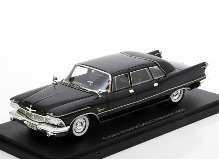 1:43 IMPERIAL CROWN Ghia Limousine 1958 Black