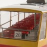1:43 Трамвай Tatra-T6B5, желтый / красный