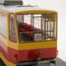 1:43 Трамвай Tatra-T6B5, желтый / красный
