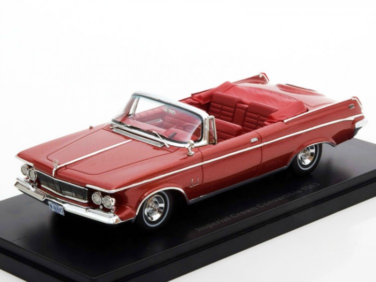 1:43 IMPERIAL CROWN Convertible 1963 Metallic Red
