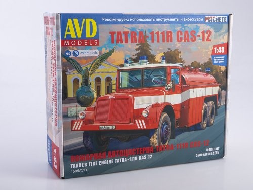 1:43 Сборная модель TATRA-111R пожарная автоцистерна
