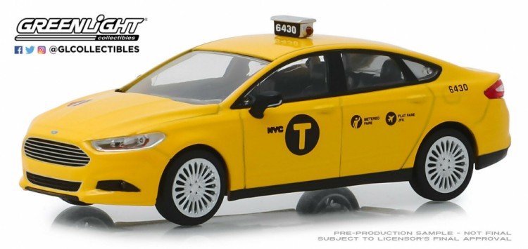 1:43 FORD Fusion "NYC Taxi" (такси Нью-Йорка) 2013
