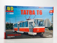 1:43 Сборная модель Трамвай Tatra-T6