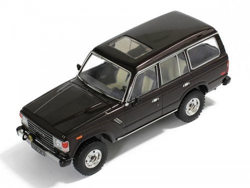 1:43 Toyota Land Cruiser 60 1982 Metallic Dark Brown