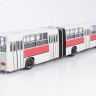 1:43 IKARUS-280.33, белый / бордовый