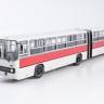 1:43 IKARUS-280.33, белый / бордовый
