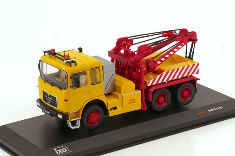 1:43 эвакуатор MAN F8 26.281 1982 Yellow/Red 