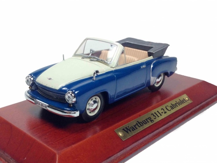 1:43 WARTBURG 311-2 Cabriolet 1958 Blue/Beige
